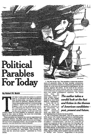 Political Parables for Today, Robert Reich, original article