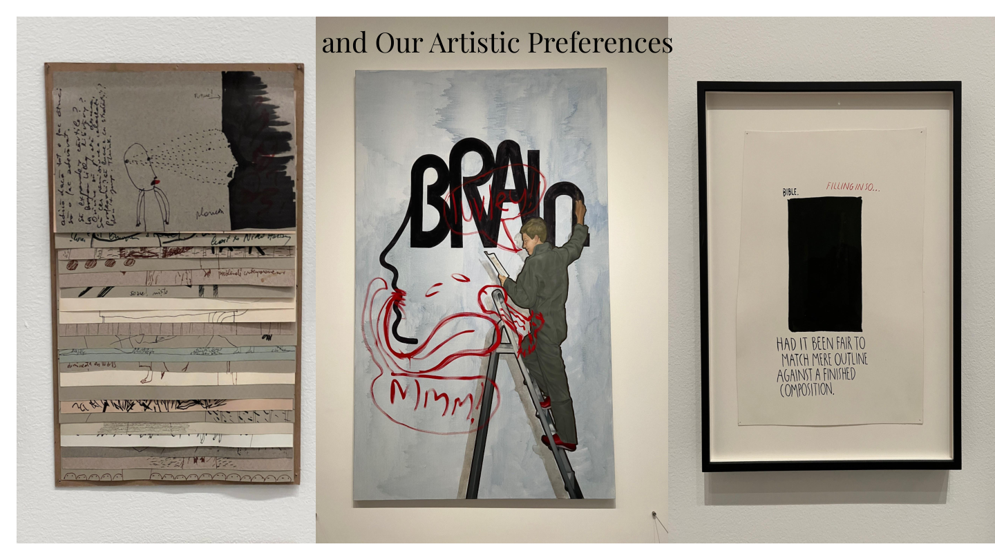 Our Artistic Preferences — gallery visits