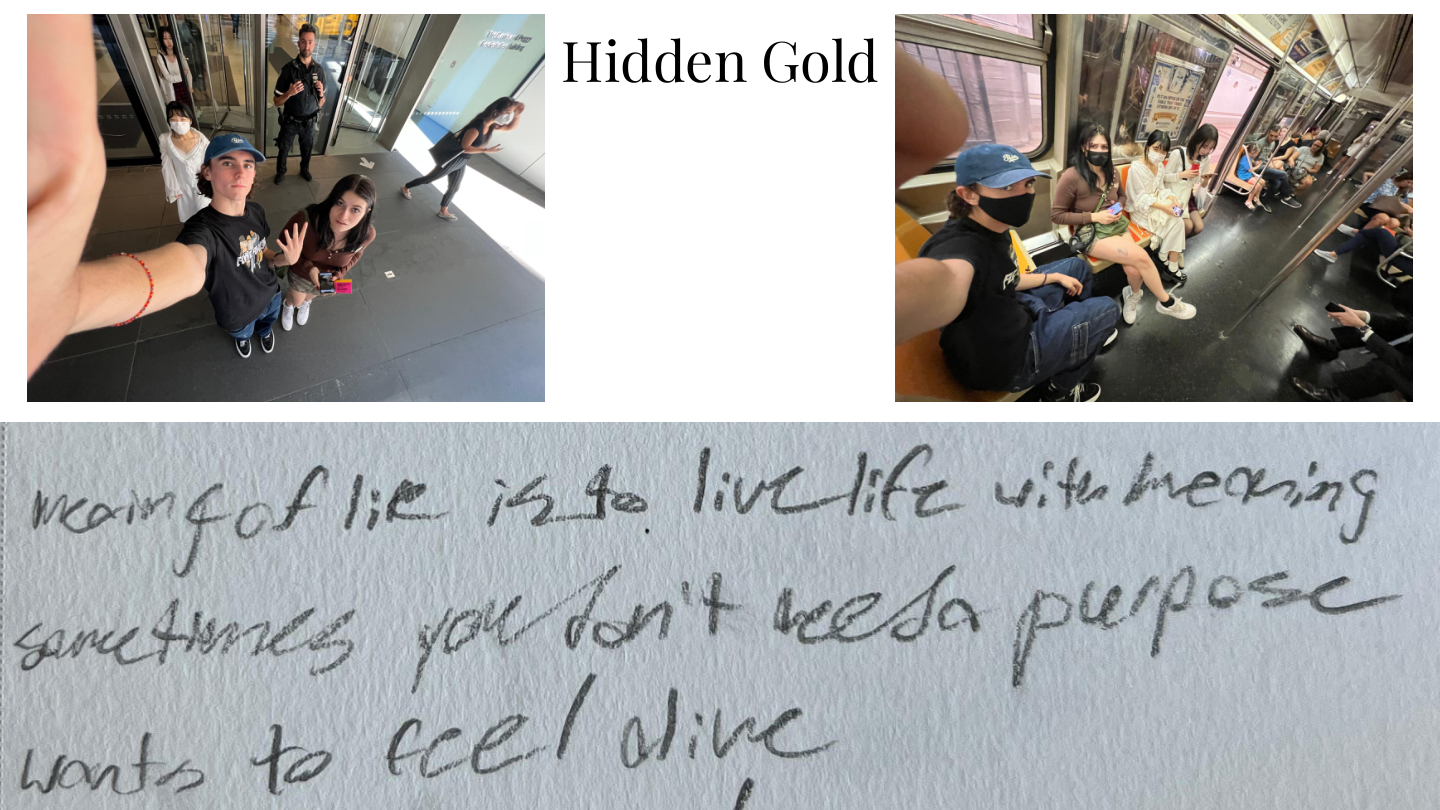 Hidden Gold — behind the scenes moments