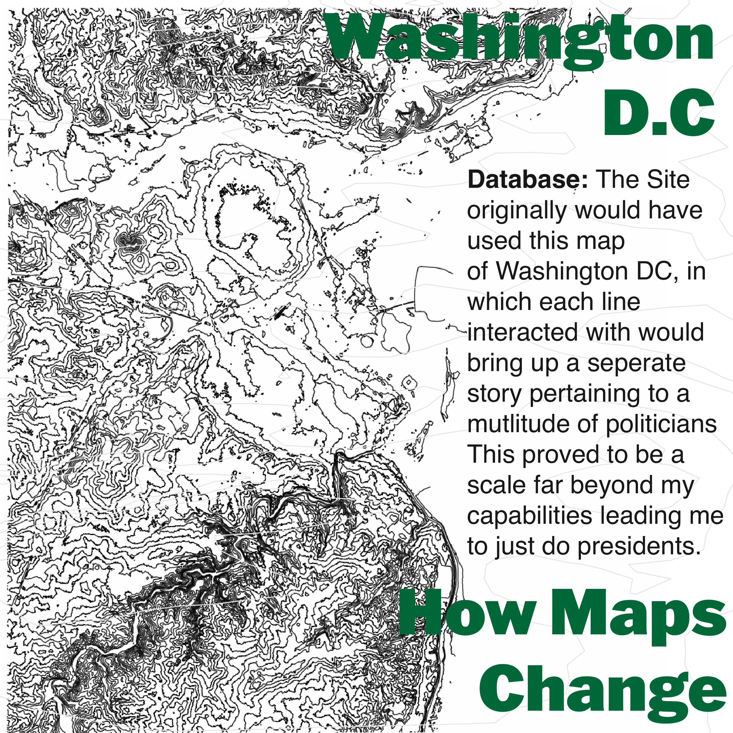 Washington DC interactive map concept