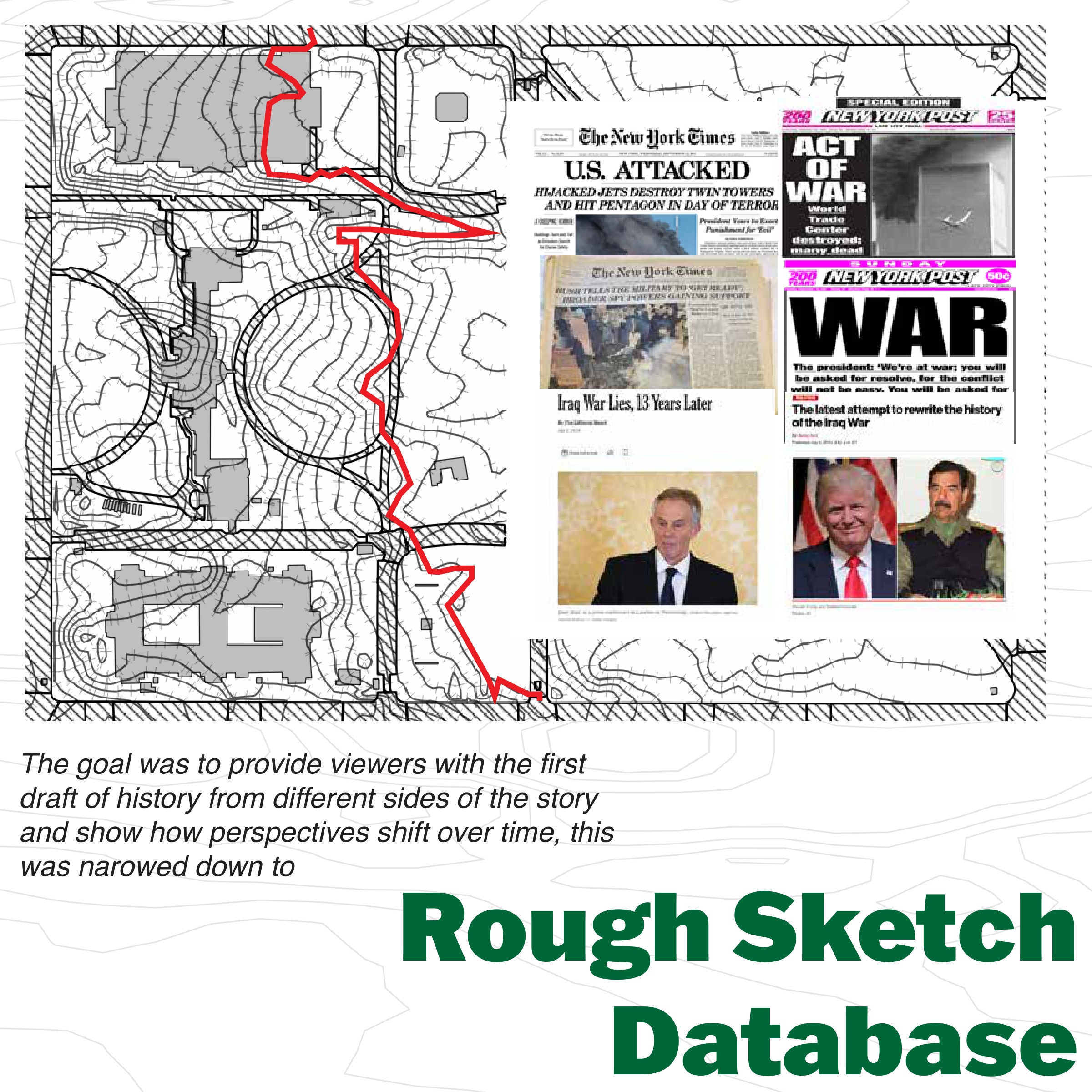 Rough sketch of the database